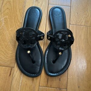 Tory Burch Black Sandals / Flip Flops